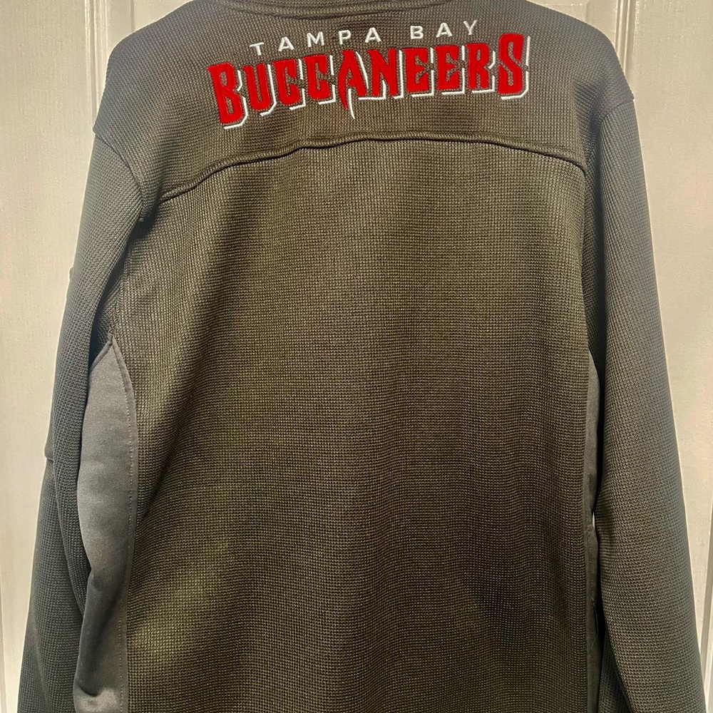 Tampa Bay Buccaneers Quarter zip football sweater hoodie